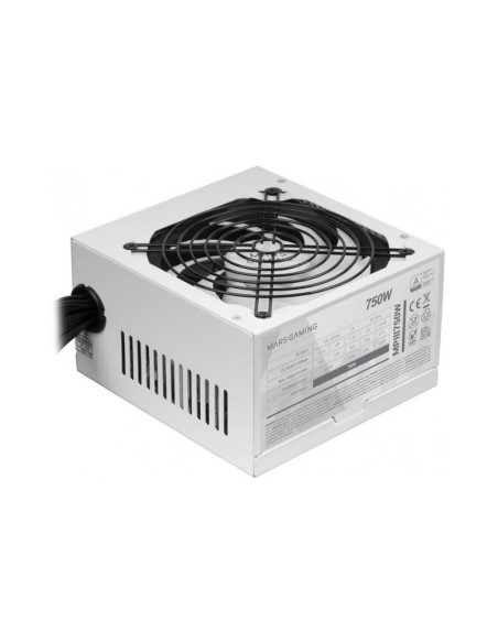 Fuente de alimentación 750W Mars Gaming MPIII750 Blanca