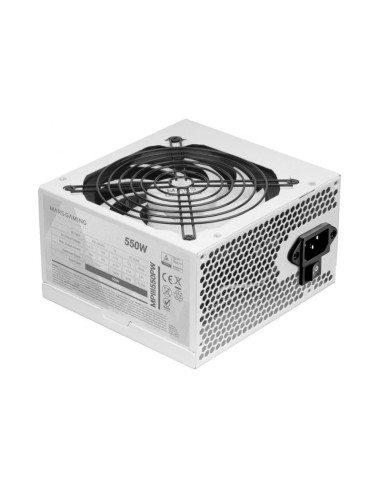 Fuente de alimentación 550W Mars Gaming MPIII550P Blanca