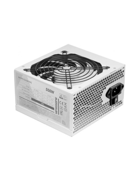 Fuente de alimentación 550W Mars Gaming MPIII550P Blanca