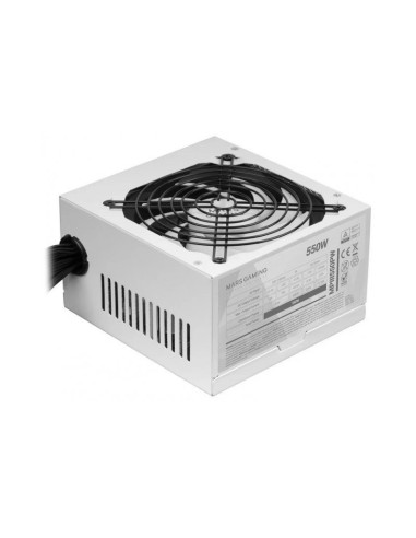 Fuente de alimentación 550W Mars Gaming MPIII550P Blanca