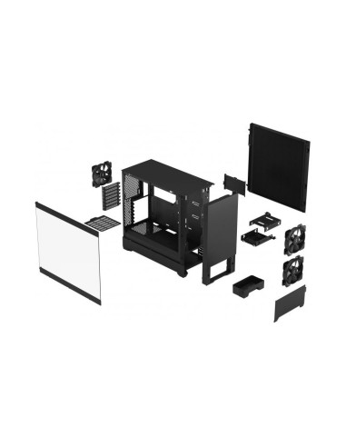 Caja para PC Fractal Design Pop Silent Black TG (Clear Tint) ATX