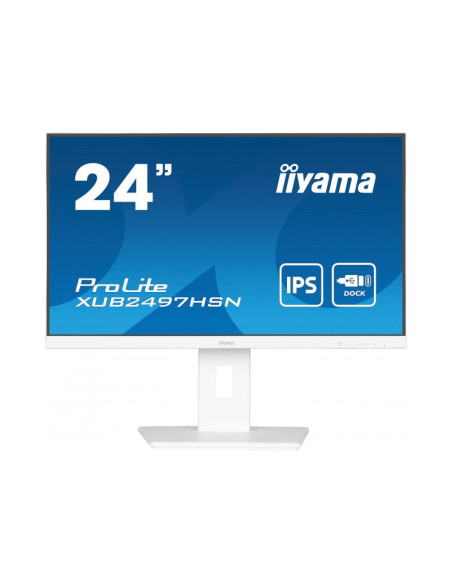 Monitor Iiyama ProLite XUB2497HSN Blanco 23.8" Full HD 100Hz Dock USB Ad