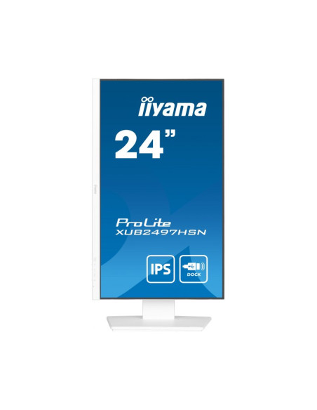 Monitor Iiyama ProLite XUB2497HSN Blanco 23.8" Full HD 100Hz Dock USB Ad