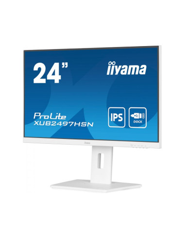 Monitor Iiyama ProLite XUB2497HSN Blanco 23.8" Full HD 100Hz Dock USB Ad