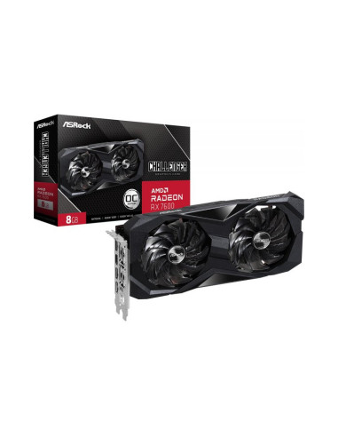 Tarjeta gráfica AsRock AMD Radeon RX 7600 Challenger 8GB OC