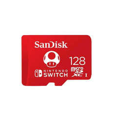 MicroSD Sandisk Nintendo (Super Mario Mushroom) 128GB