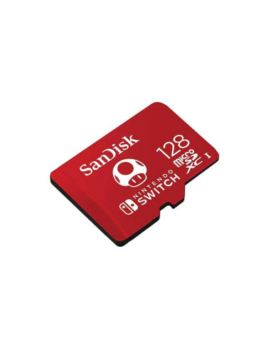 MicroSD Sandisk Nintendo (Super Mario Mushroom) 128GB