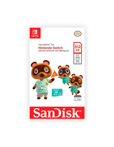 Sandisk Nintendo Animal Crossing 512GB MicroSD