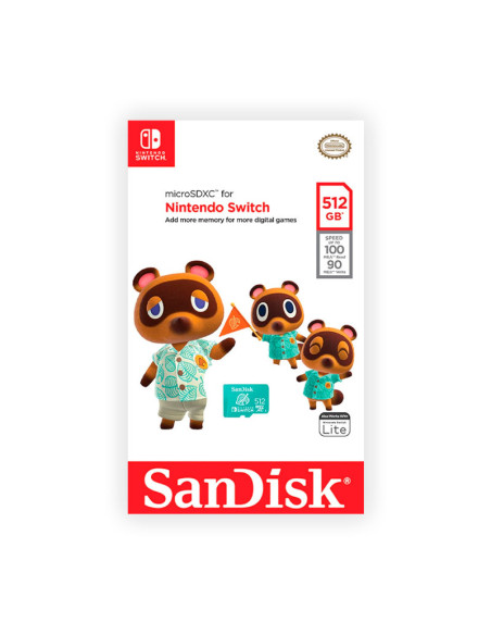Sandisk Nintendo Animal Crossing 512GB MicroSD