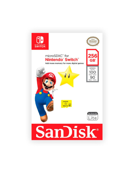 Sandisk Nintendo Super Mario Star 256GB MicroSD