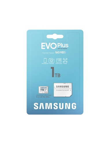 Samsung EVO Plus 1TB MicroSD + Adaptador