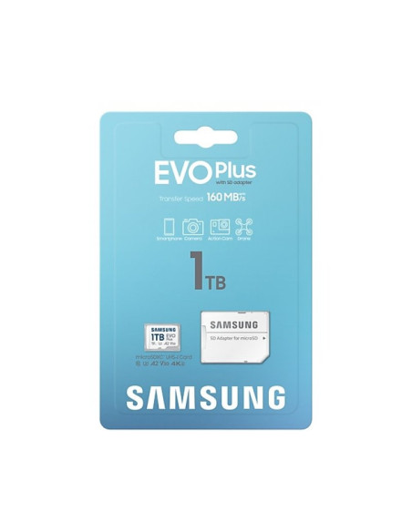 Samsung EVO Plus 1TB MicroSD + Adaptador