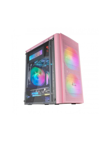Caja para PC Mars Gaming MC300 Rosa Micro-ATX