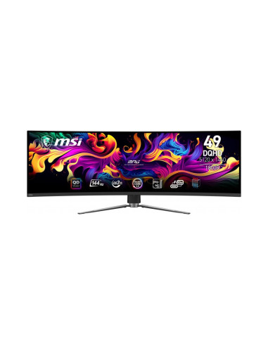 Monitor gaming curvo MSI MPG 491CQP QD-OLED 49" DQHD 144Hz Adaptive Sync