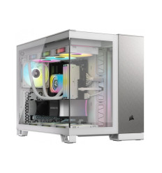 Caja para PC Corsair 2500X Blanco/Aluminio Micro-ATX