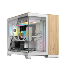 Caja para PC Corsair 2500X Blanco/Nogal Micro-ATX