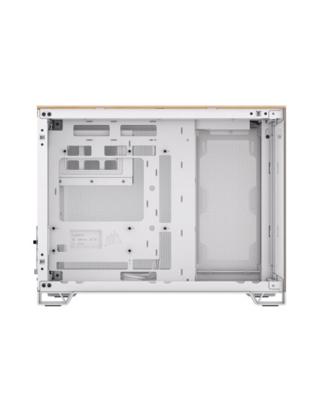 Caja para PC Corsair 2500X Blanco/Nogal Micro-ATX