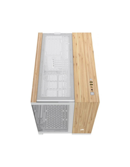 Caja para PC Corsair 2500X Blanco/Nogal Micro-ATX