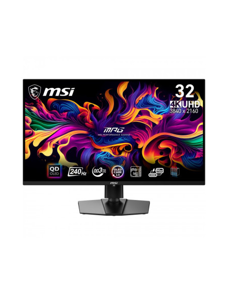 Monitor gaming MSI MPG 321URX QD-OLED 32" 4K UHD 240Hz Adaptive Sync