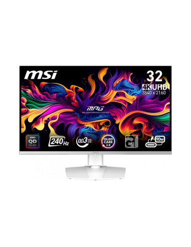 Monitor curvo MSI MPG 321CURXW QD-OLED 32" 4K UHD 240Hz Adaptive Sync