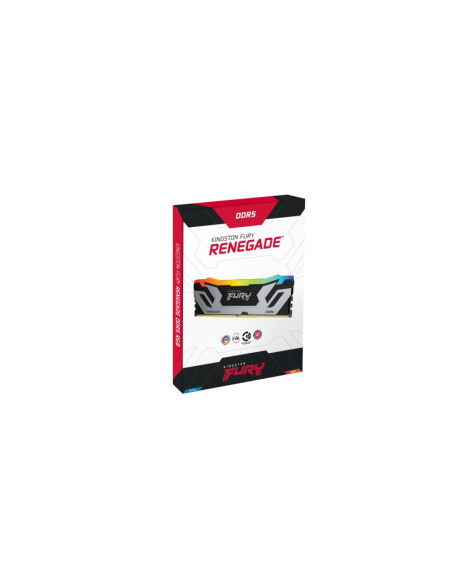Memoria Kingston Fury Renegade RGB 24GB RAM DDR5 CUDIMM 8400MHz CL40 Plata