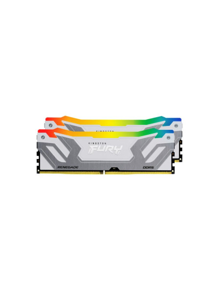 Memoria Kingston Fury Renegade RGB 48GB RAM DDR5 (2x24GB) CUDIMM 8400MHz CL40 Blanca
