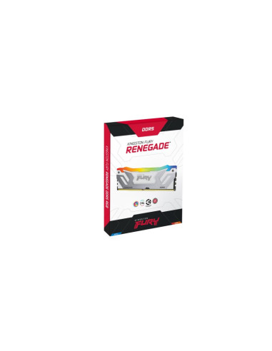 Memoria Kingston Fury Renegade RGB 48GB RAM DDR5 (2x24GB) CUDIMM 8400MHz CL40 Blanca