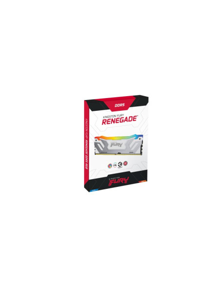 Memoria Kingston Fury Renegade RGB 48GB RAM DDR5 (2x24GB) CUDIMM 8400MHz CL40 Blanca