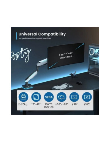 Soporte Monitor 49" Ewent EW1509