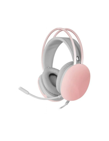 Auriculares gaming Mars Gaming MH-GLOW Rosa