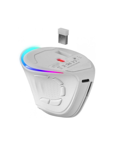 Ratón gaming inalámbrico Mars Gaming MM-SK Blanco 8400 DPI