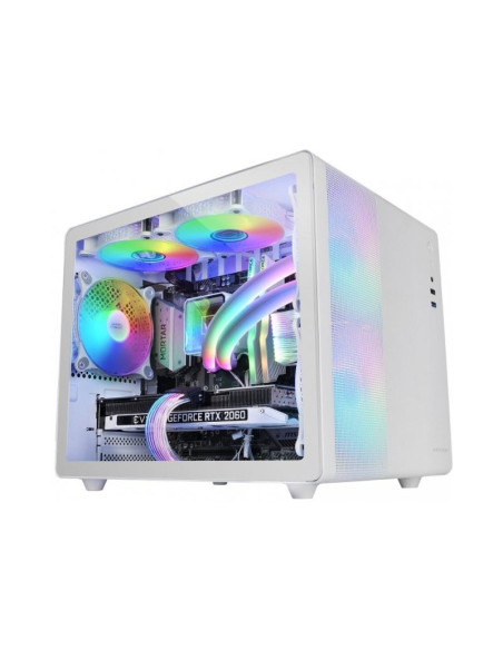 Caja para PC Mars Gaming MC-400 Blanco Micro-ATX