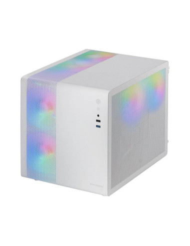 Caja para PC Mars Gaming MC-400 Blanco Micro-ATX