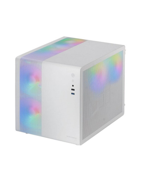 Caja para PC Mars Gaming MC-400 Blanco Micro-ATX