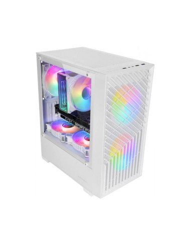 Caja para PC Mars Gaming MC-VORTEX Blanca Micro-ATX