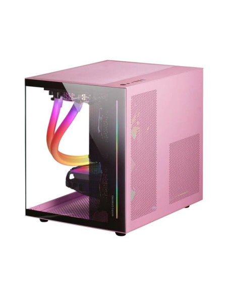 Caja para PC Mars Gaming MC-VIEW Rosa Micro-ATX