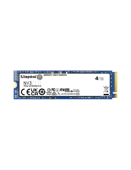 Disco duro SSD Kingston NV3 4TB NVMe Gen4.0 M.2