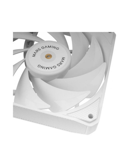 Pack de 2 ventiladores PC Mars Gaming MF-NCLX2 Blanco 120mm