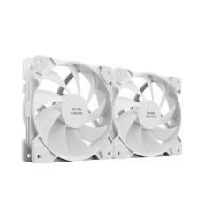 Pack de 2 ventiladores Mars Gaming MF-PROX2 Blanco 120mm