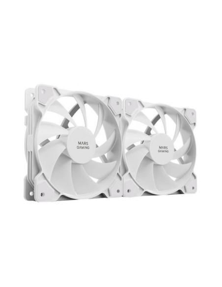 Pack de 2 ventiladores Mars Gaming MF-PROX2 Blanco 120mm