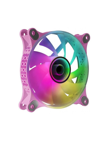 Ventilador PC Mars Gaming MF-3D Rosa 120mm