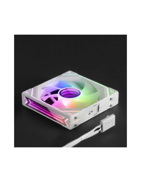 Ventilador PC Mars Gaming MF-LINKFINITY Blanco aRGB 120mm