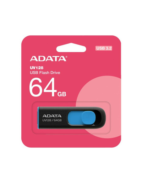Adata UV128 Pendrive 64GB Azul USB 3.2