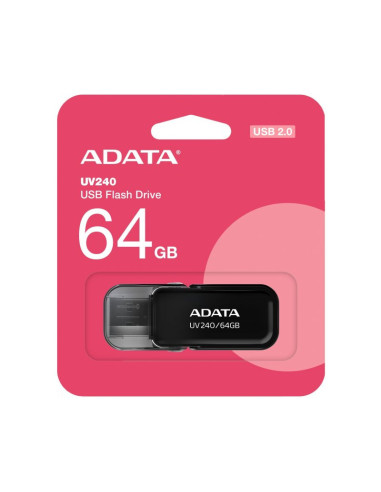 Adata UV240 Pendrive 64GB Negro USB 2.0