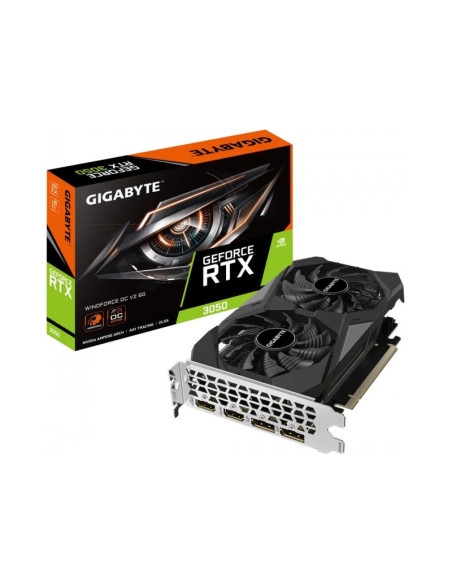 Tarjeta gráfica de la Gigabyte RTX 3050 WindForce OC v2 6GB GDDR6