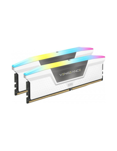 Corsair Vengeance RGB 32GB RAM DDR5 (2x16GB) 6000MHz CL30 Dual Profile Blanca