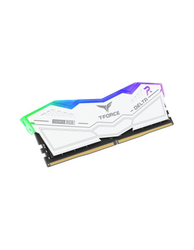 Memoria TeamGroup Delta RGB 16GB RAM DDR5 6000MHz CL38 Blanca