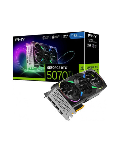 Tarjeta gráfica PNY GeForce RTX 5070 Ti Epic-X RGB OC 16GB GDDR7 DLSS4