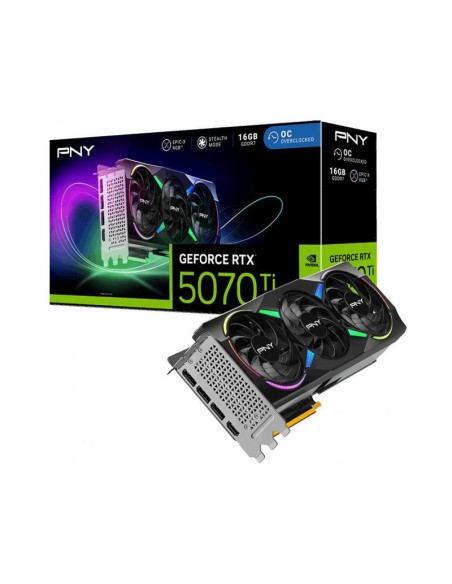 Tarjeta gráfica PNY GeForce RTX 5070 Ti Epic-X RGB OC 16GB GDDR7 DLSS4