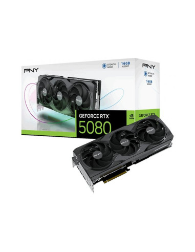 Tarjeta gráfica PNY GeForce RTX 5080 16GB GDDR7 DLSS4